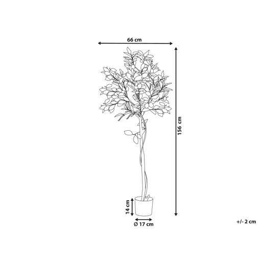 Planta artificial LEMON TREE 156 cm Verde Planta artificial LEMON TREE 156 cm Verde