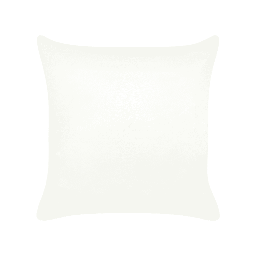 Conjunto de 2 almofadas decorativas KASRA Imitação de pele 45 x 45 cm Creme Padrão abstracto