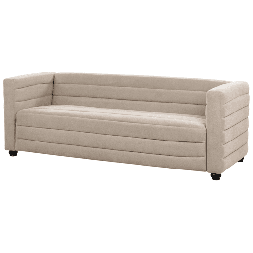 Sofá HOFN Tecido Taupe 3 lugares
