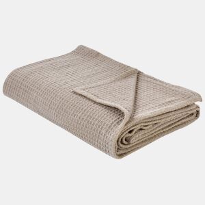 Colcha RAGALA Algodão 200 x 220 cm Taupe