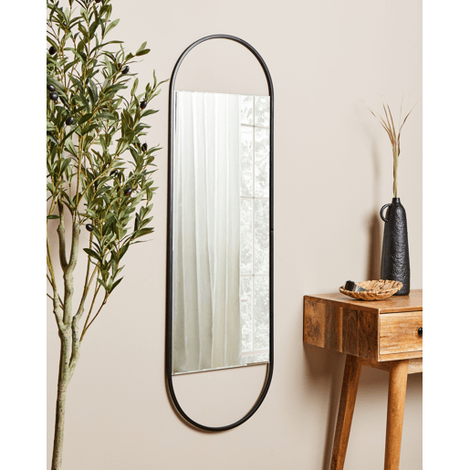 Espelho VALLERY 40 cm 120 cm Metal Preto
