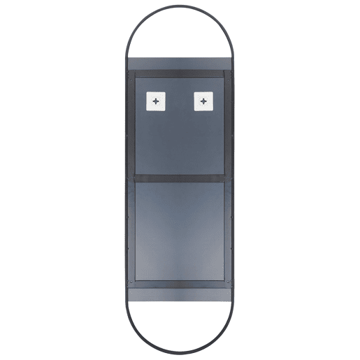 Espelho VALLERY 40 cm 120 cm Metal Preto
