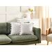 Beliani Cojín decorativo JASMINE 45x45 Beliani Cojín decorativo JASMINE 45x45 Blanco