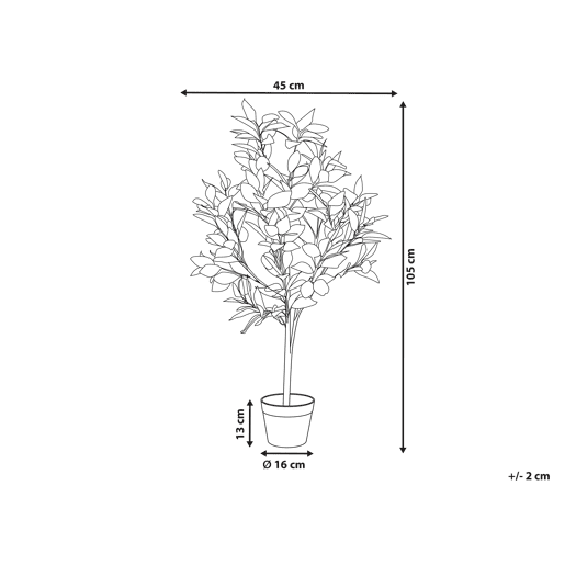 Beliani Planta artificial LEMON TREE Beliani Planta artificial LEMON TREE