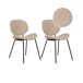 Beliani Silla de comedor LUANA Beliani Silla de comedor LUANA Beige