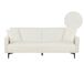 Beliani Sofá cama Bouclé LUCAN Beliani Sofá cama Bouclé LUCAN Blanco/ Beige