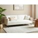 Beliani Sofá cama Bouclé LUCAN Beliani Sofá cama Bouclé LUCAN Blanco/ Beige