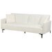 Beliani Sofá cama Bouclé LUCAN Beliani Sofá cama Bouclé LUCAN Blanco/ Beige