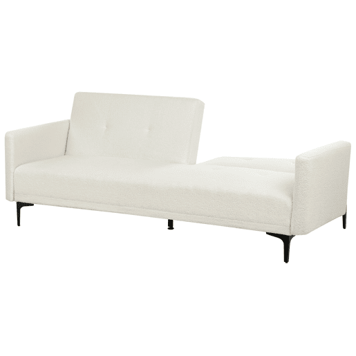 Beliani Sofá-cama Bouclé LUCAN