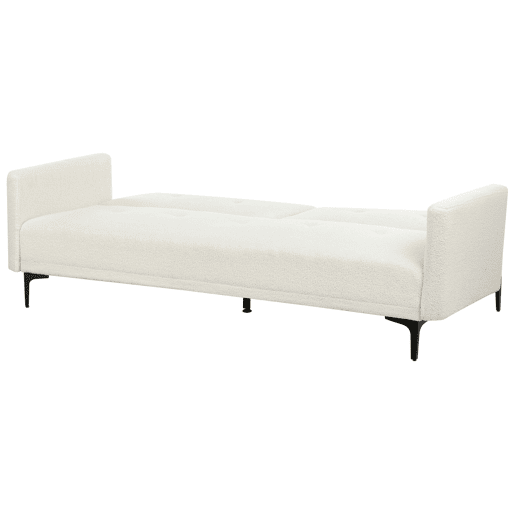 Beliani Sofá-cama Bouclé LUCAN