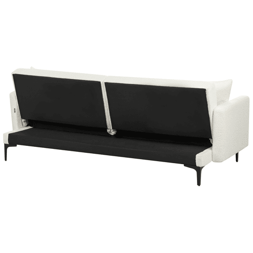 Beliani Sofá-cama Bouclé LUCAN