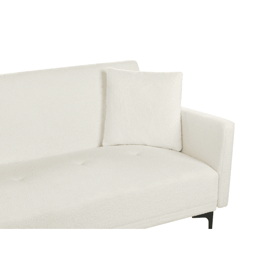 Beliani Sofá-cama Bouclé LUCAN