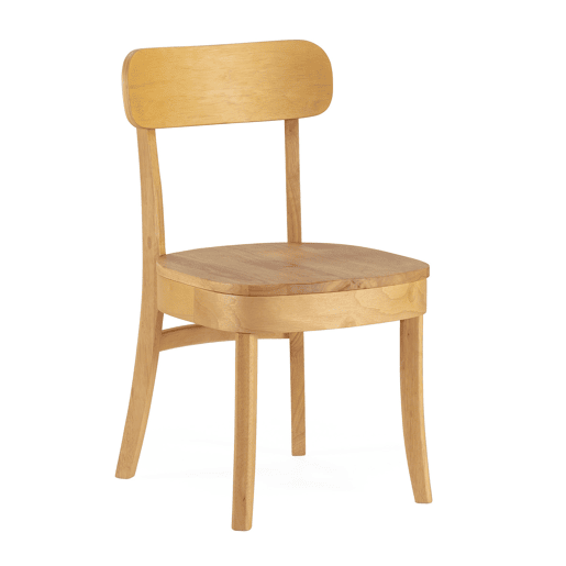 Conjunto de mesa 140x80 cm e 4 cadeiras de jantar Nala Carvalho