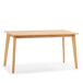 Juego de mesa y 4 sillas de comedor Clarck 140x80 Juego de mesa y 4 sillas de comedor Clarck 140x80 Roble