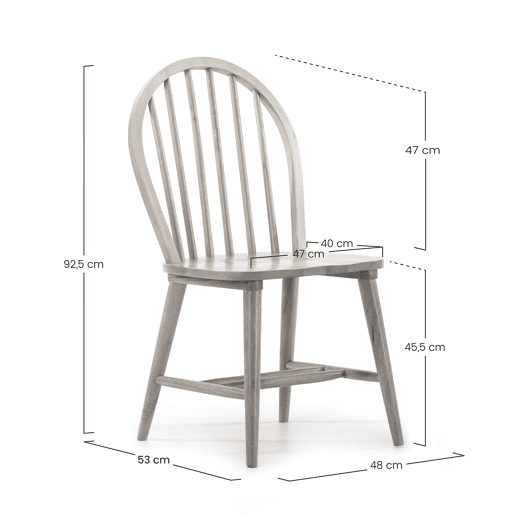 Conjunto de mesa 140x80 cm e 4 cadeiras de jantar Clarck Carvalho