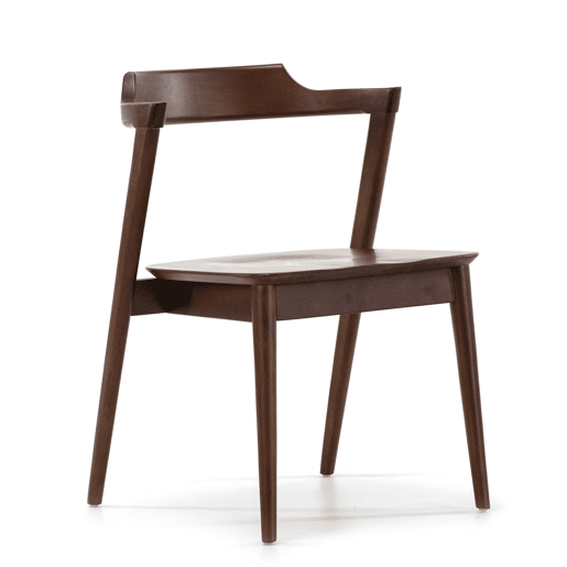 Conjunto de mesa 140x80 cm e 4 cadeiras de jantar Venus Nogueira