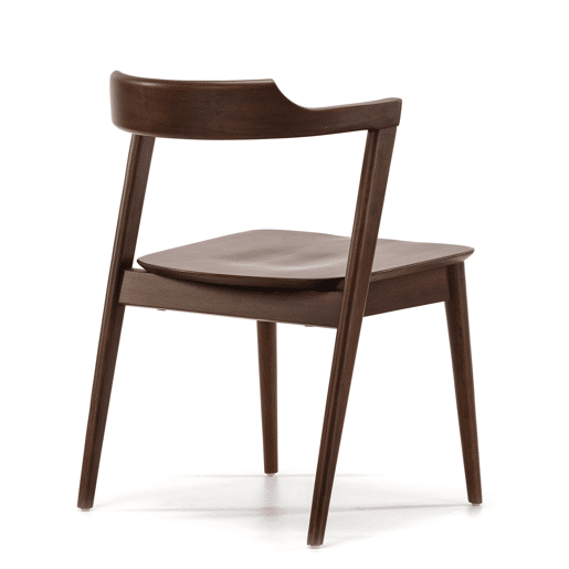 Conjunto de mesa 140x80 cm e 4 cadeiras de jantar Venus Nogueira