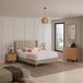 Estructura de cama tapizada Noelia 140x190 Estructura de cama tapizada Noelia 140x190 Beige