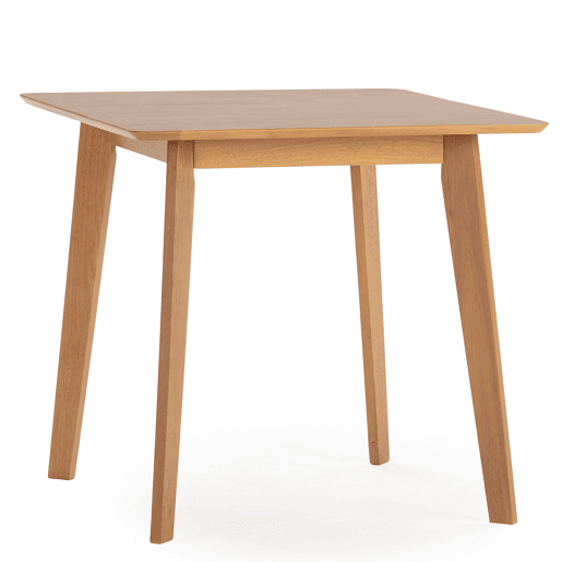 Conjunto de mesa 80x80 cm e 4 cadeiras de jantar Corzo Carvalho Conjunto de mesa 80x80 cm e 4 cadeiras de jantar Corzo Carvalho