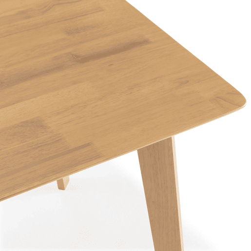 Conjunto de mesa 80x80 cm e 4 cadeiras de jantar Corzo Carvalho Conjunto de mesa 80x80 cm e 4 cadeiras de jantar Corzo Carvalho
