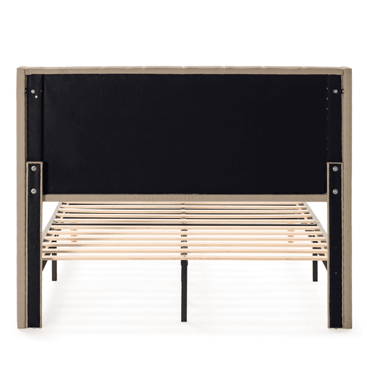 Cama estofada Noelia 30 cm, 150x190 cm, Bege