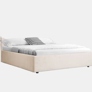 Cama com caixa Mia - 140 x 190 cm - Bege