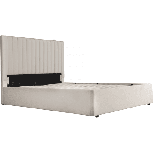 Cama com caixa Mia - 140 x 190 cm - Bege