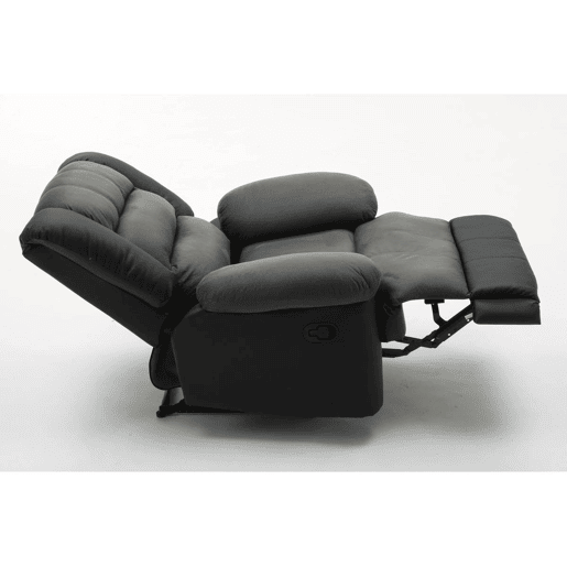 Poltrona de relaxamento Buckingham - 85 x 93 x 100 cm - Preto  Cinza escuro