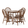 Conjunto de mesa 80x80 cm e 4 cadeiras de jantar Clarck Nogueira