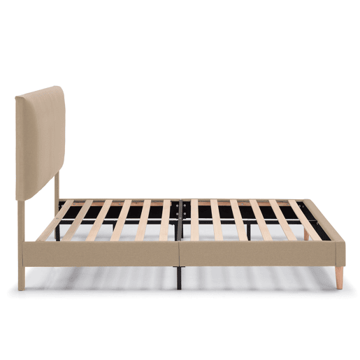 Cama estofada Lauren 30cm, 90x190cm, bege Cama estofada Lauren 30cm, 90x190cm, bege