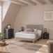 Estructura de cama tapizada Rosi 150x190 Estructura de cama tapizada Rosi 150x190 Beige