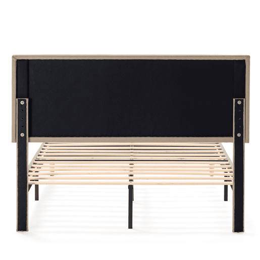 Cama estofada Rosi 30 cm, 150x190 cm, Bege