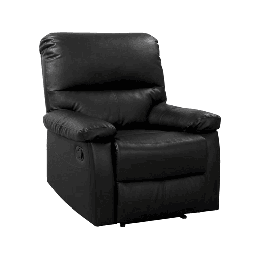 Poltrona de relaxamento Lincoln - 90 x 89 x 103 cm - Preto