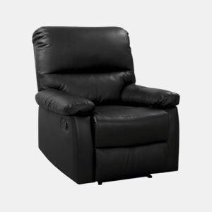 Poltrona de relaxamento Lincoln - 90 x 89 x 103 cm - Preto