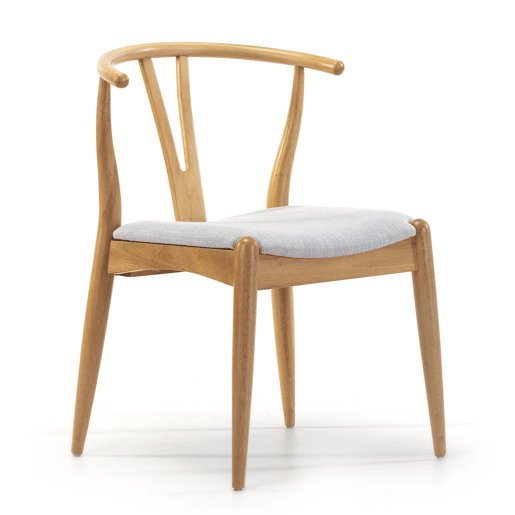 Conjunto de mesa 80x80 cm e 4 cadeiras de jantar Rustic Carvalho