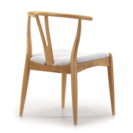Conjunto de mesa 80x80 cm e 4 cadeiras de jantar Rustic Carvalho