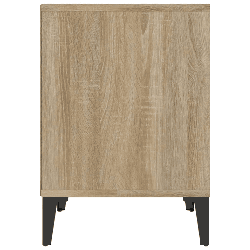 vidaXL Mesa de cabeceira 40x35x50 cm carvalho sonoma