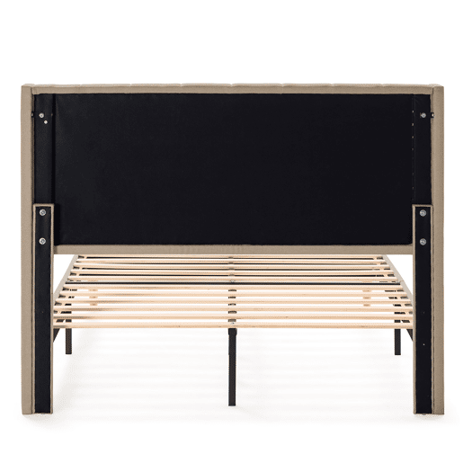 Cama estofada Noelia 30 cm, 90x190 cm, Bege Cama estofada Noelia 30 cm, 90x190 cm, Bege