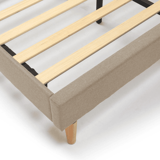 Cama estofada Noelia 30 cm, 90x190 cm, Bege Cama estofada Noelia 30 cm, 90x190 cm, Bege