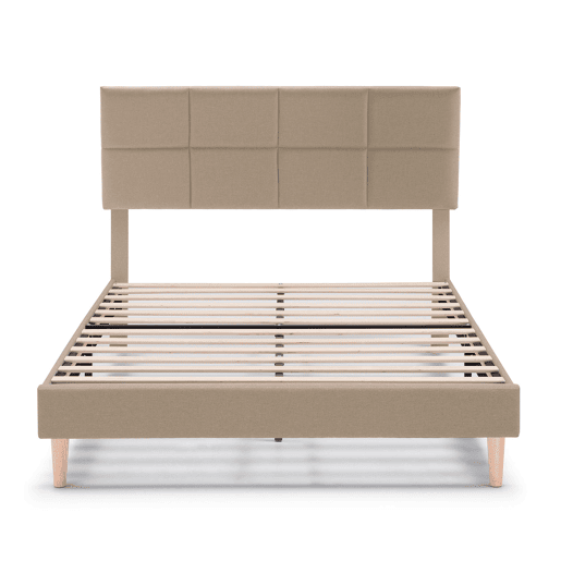 Cama estofada Silvi 30 cm, 150x190 cm, Bege Cama estofada Silvi 30 cm, 150x190 cm, Bege