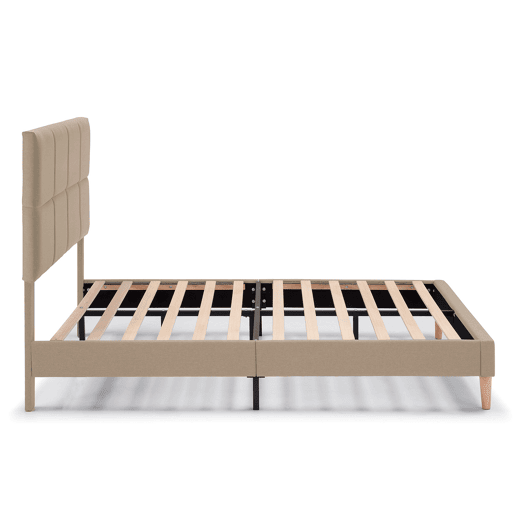 Cama estofada Silvi 30 cm, 150x190 cm, Bege Cama estofada Silvi 30 cm, 150x190 cm, Bege