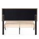 Estructura de cama tapizada Silvi 150x190 Estructura de cama tapizada Silvi 150x190 Beige
