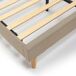 Estructura de cama tapizada Silvi 150x190 Estructura de cama tapizada Silvi 150x190 Beige