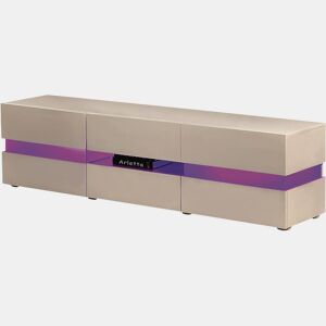 Móvel TV LED Vida' u2013 177 x 39 x 45 cm u2013 Lacado branco