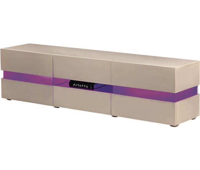 Mueble TV LED VIDA - 177 x 39 x 45 cm - Blanco