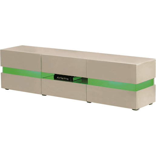 Móvel TV LED Vida' u2013 177 x 39 x 45 cm u2013 Lacado branco