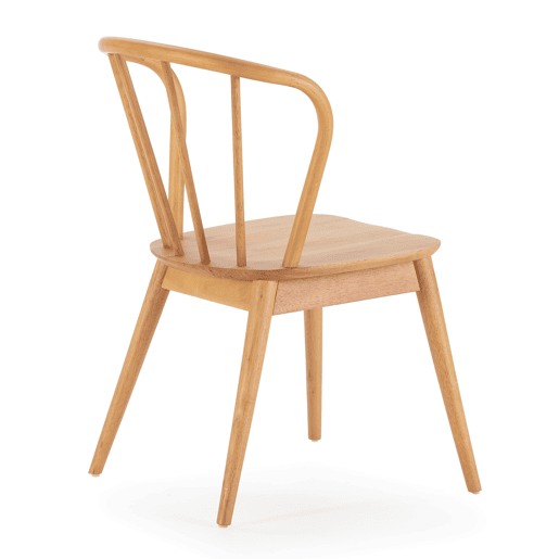 Conjunto de mesa 140x80 cm e 4 cadeiras de jantar Brisa Carvalho