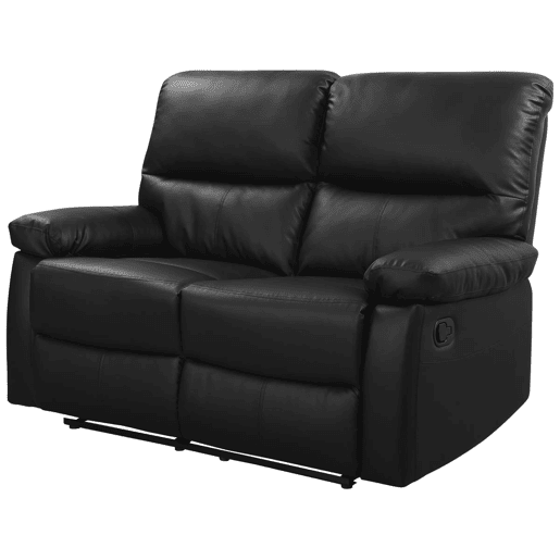 Sofá relaxante Lincoln - 147 x 89 x 103 cm - 2 lugares - Preto