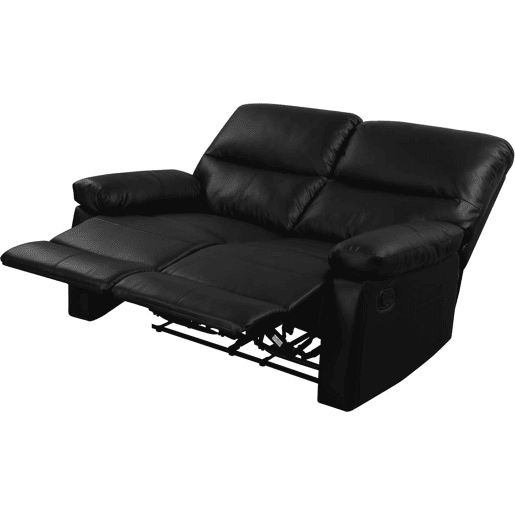 Sofá relaxante Lincoln - 147 x 89 x 103 cm - 2 lugares - Preto