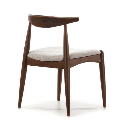 Conjunto de mesa 80x80 cm e 4 cadeiras de jantar Corzo Nogueira